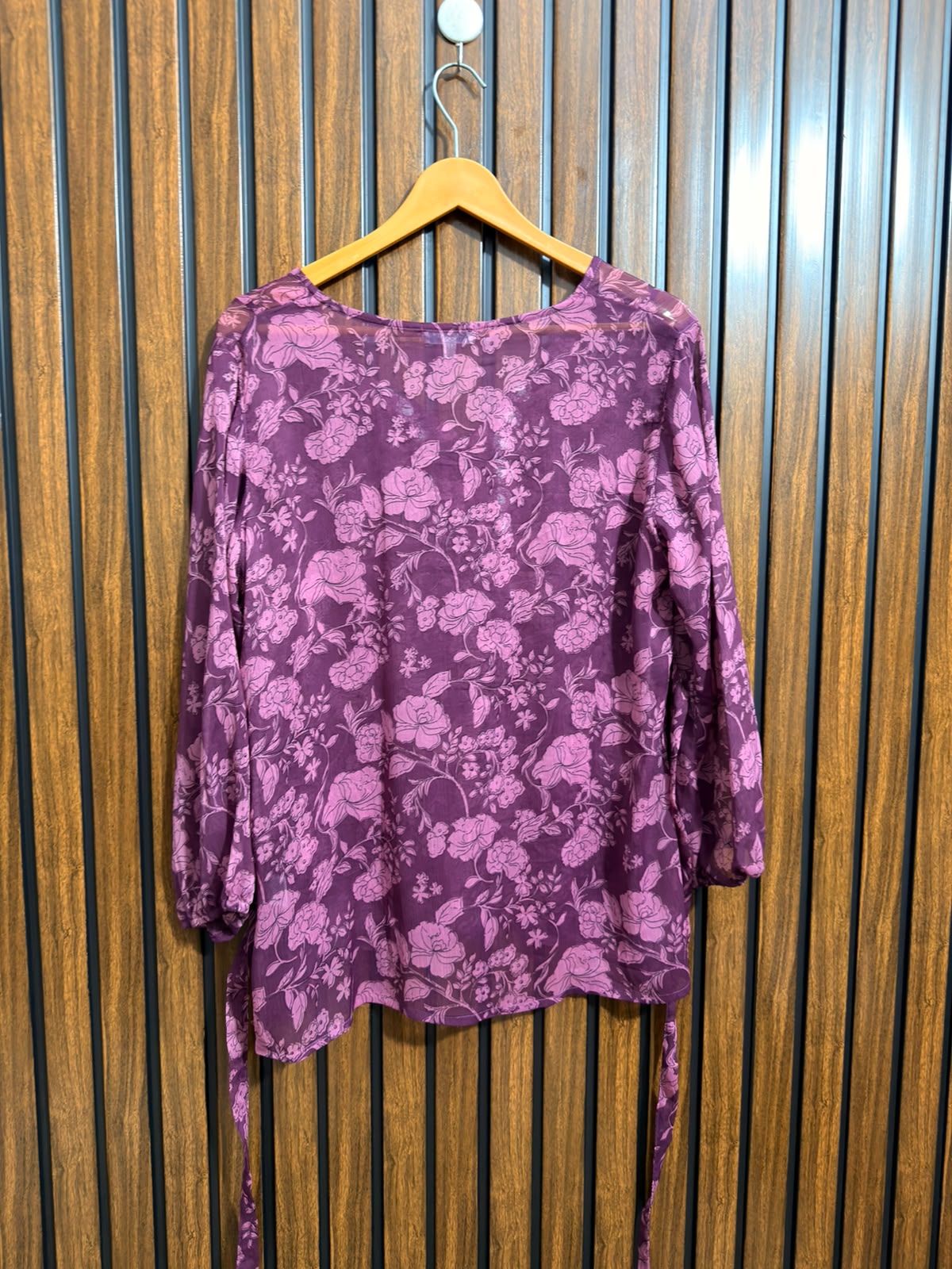 Chest 20  Lenght 25  Fabric chiffon Branded Womens Top Full Sleeve