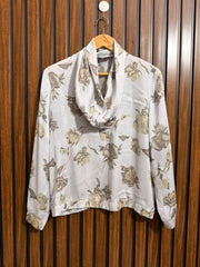 Chest 19  Lenght 22  Fabric Silk Western Ladies Full Sleeve Top
