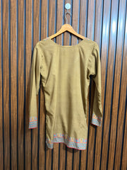 Chest 19  Lenght 29  Fabric silk Womens Western Full Sleeve Top Collection