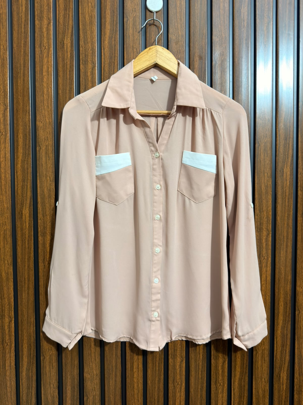 Chest 18  Lenght 24  Fabric chiffon Branded Womens Full Sleeve Top