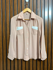 Chest 18  Lenght 24  Fabric chiffon Branded Womens Full Sleeve Top