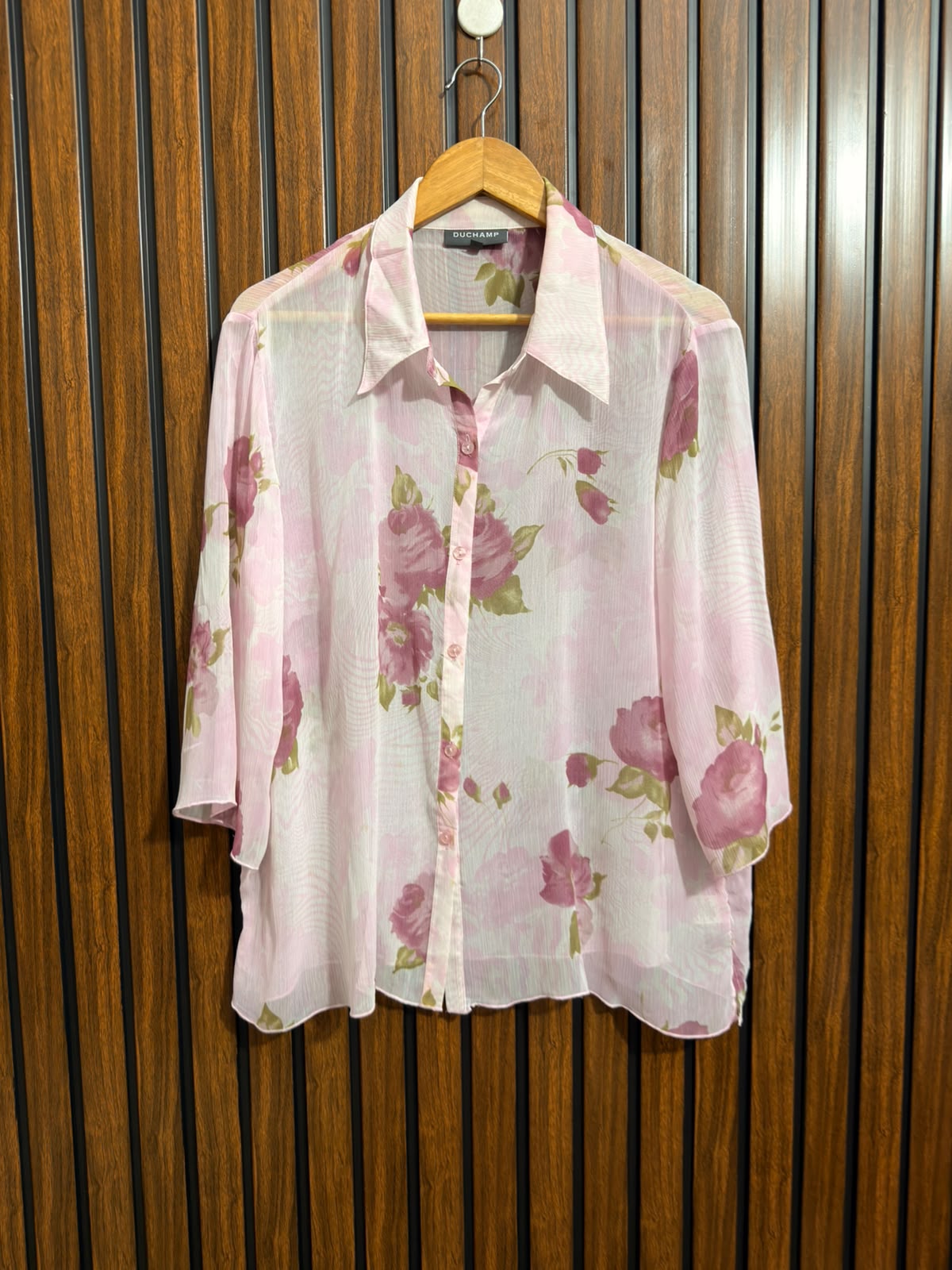 Chest 22  Lenght 26  Fabric Chiffon Womens Full Sleeve Top Branded Western
