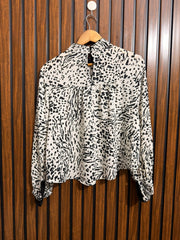 Chest 18  Lenght 20  Fabric Chiffon Western Branded Full Sleeve Top Wear