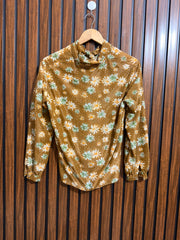 Chest 19  Lenght 24  Fabric silk Womens Branded Western Full Sleeve Top