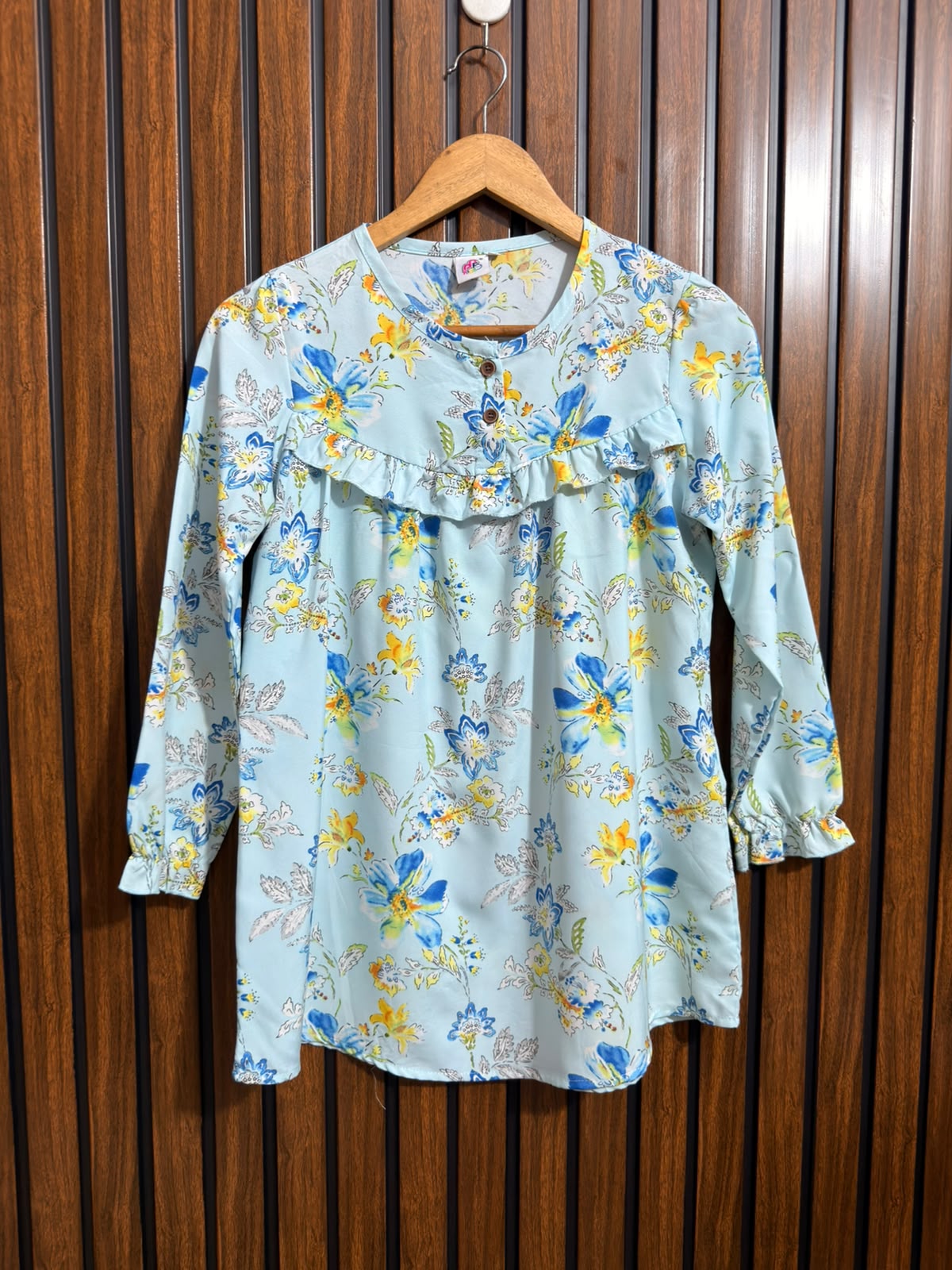 Chest 16  Lenght 27  Fabric silk Womens Western Full Sleeve Top Wear