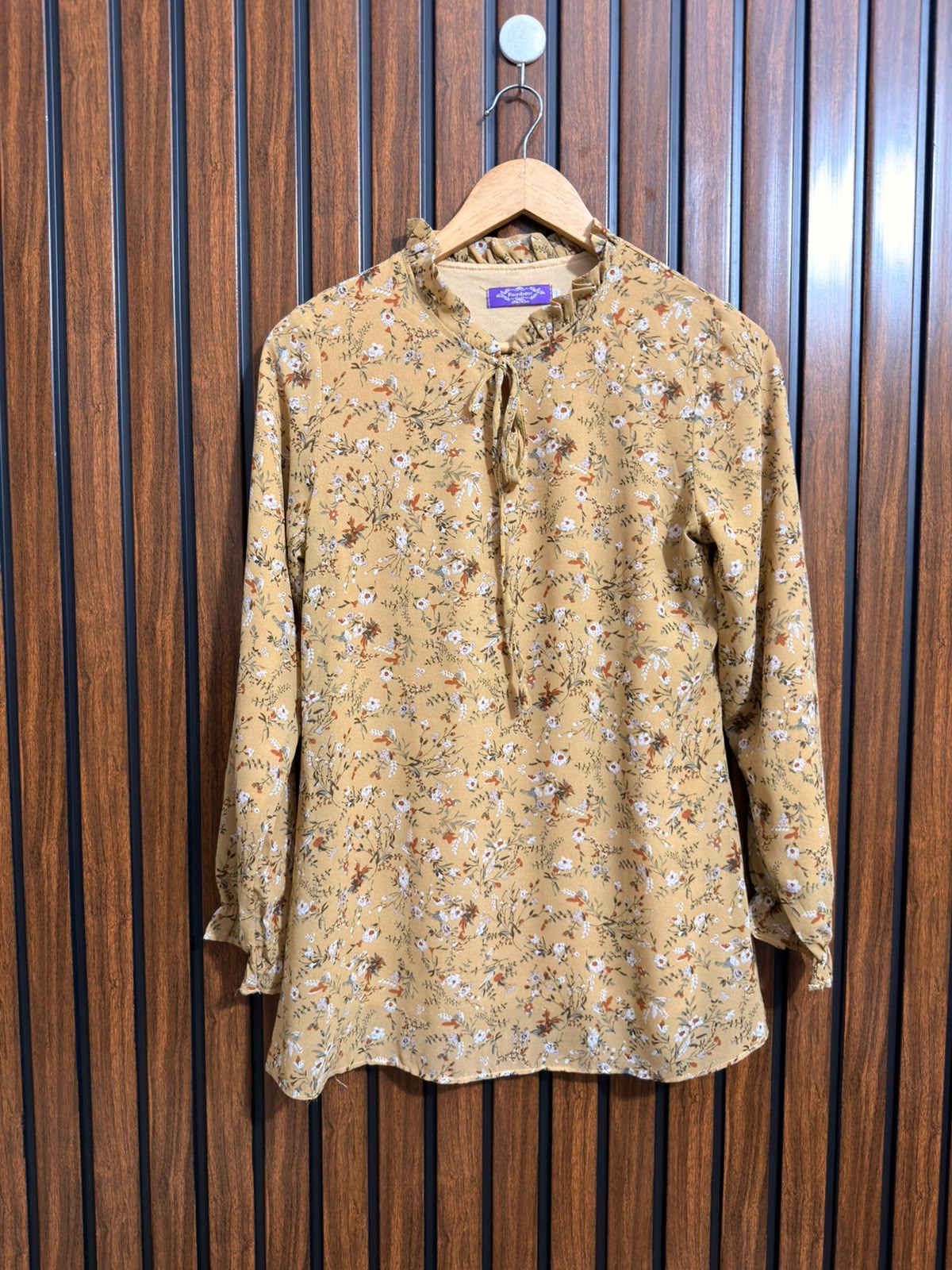 Chest 17  Lenght 27  Fabric Chiffon Branded Western Womens Full Sleeve Top