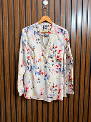 Chest 20  Lenght 27  Fabric silk Western Womens Branded Full Sleeve Top