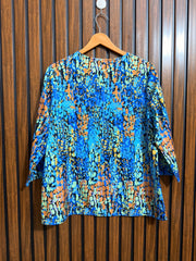 Chest 20  Lenght 25  Fabric silk Western Womens Top Full Sleeve