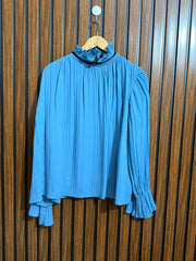 Chest 22  Lenght 24  Fabric Chiffon Branded Western Womens Full Sleeve Top