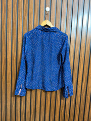 Chest 18  Lenght 23  Fabric Silk Ladies Western Full Sleeve Top