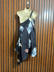 Chest medium  baggy style  Lenght 35  Fabric silk Womens Mini Dress Range
