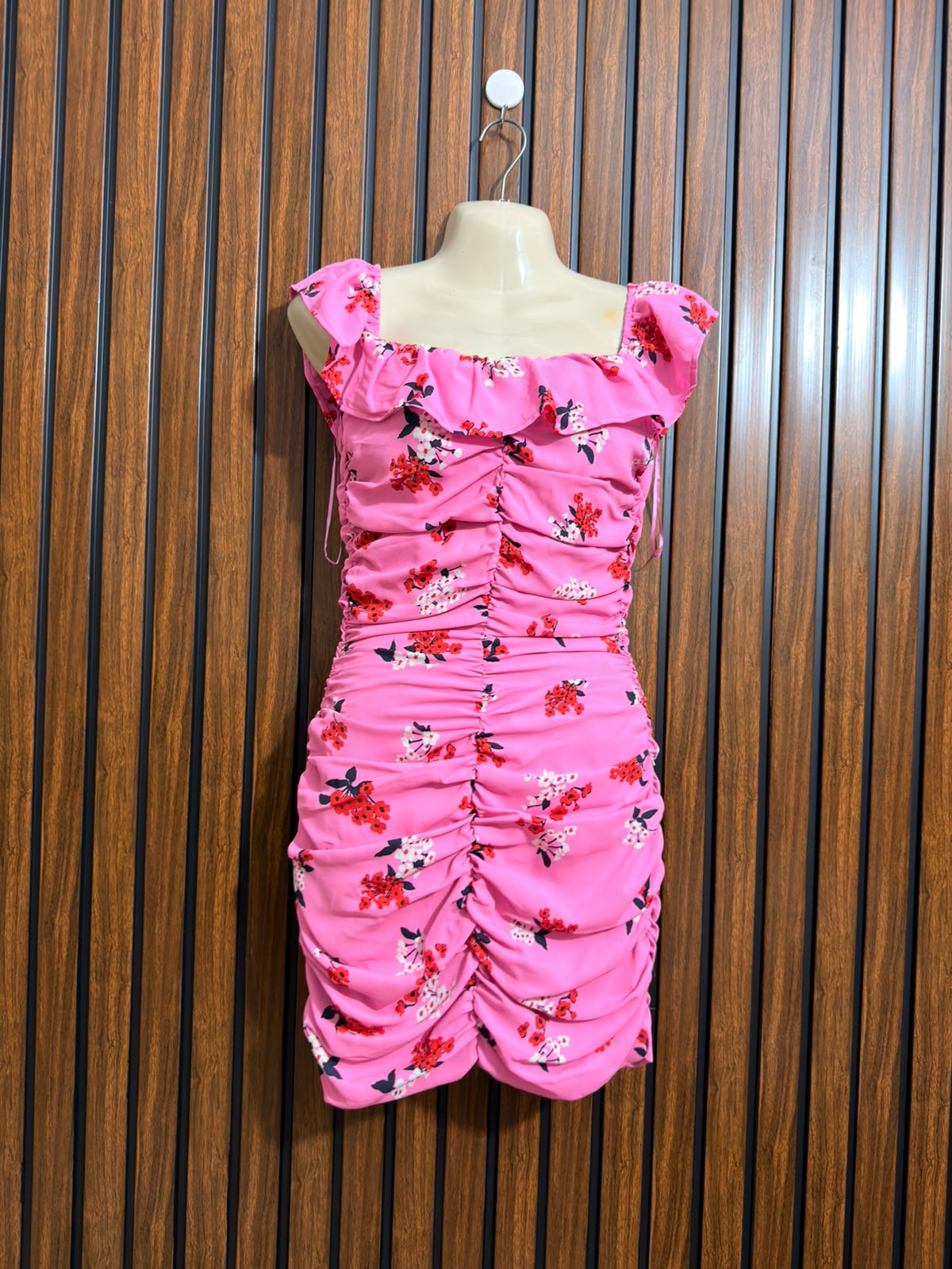 Chest 16  Lenght 30  Fabric chiffon Branded Mini Dress