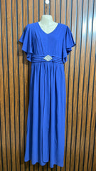 Chest 18  Lenght 58  Fabric chiffon Western Branded Womens Long Maxi Dress Outfit