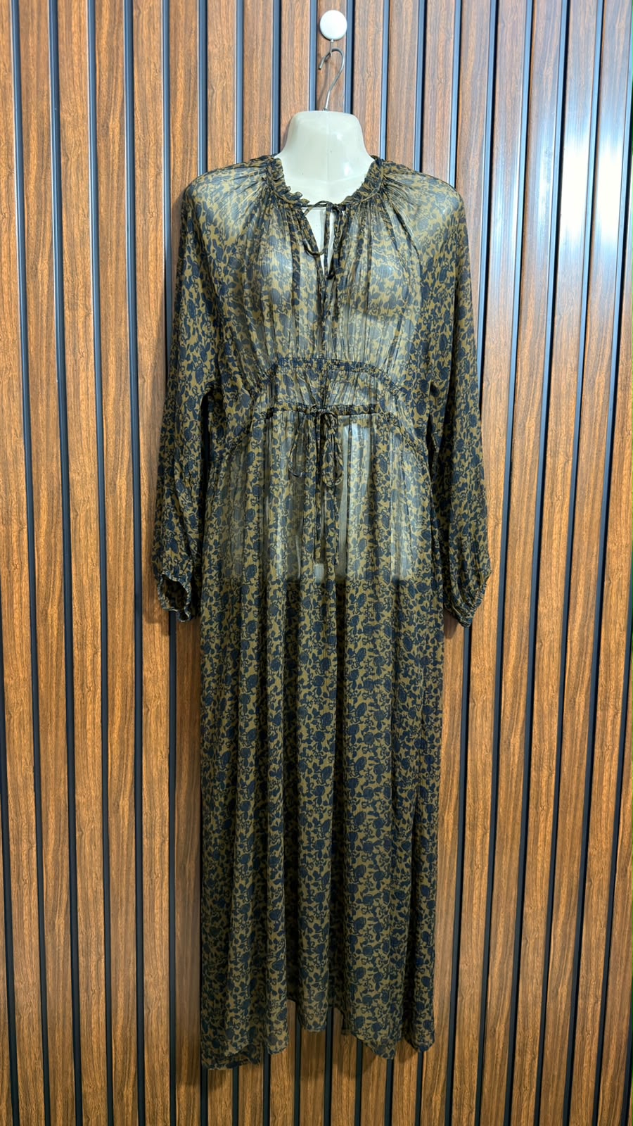 Chest 20  Lenght 56  Fabric chiffon Western Branded Womens Long Maxi Dress
