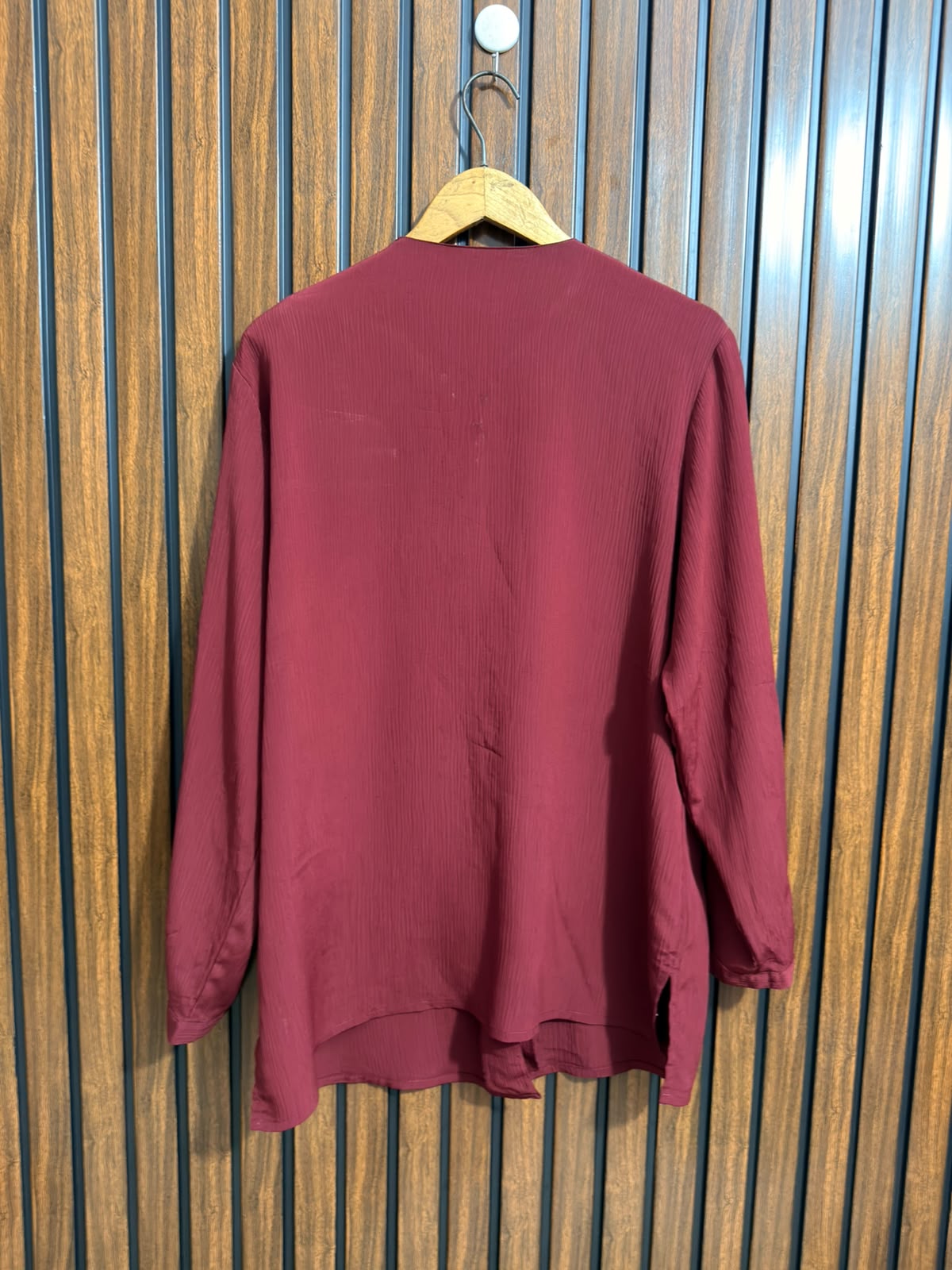 Chest 22  Lenght 30  Fabric silk Branded Western Full Sleeve Top
