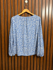 Chest 21  Lenght 25  Fabric linen Womens Full Sleeve Western Top