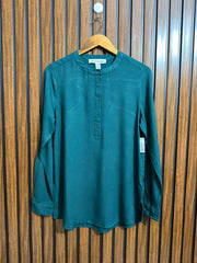 Chest 19  Lenght 29  Fabric linen Branded Womens Full Sleeve Top