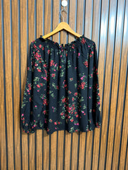 Chest 21  Lenght 25  Fabric linen   Womens Branded Full Sleeve Top