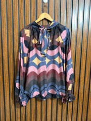Chest 24  Lenght 26  Fabric linen silk Western Branded Womenswear
