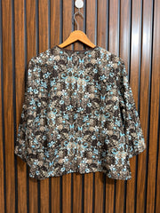 Chest 19  Lenght 29  Fabric linen Western Full Sleeve Top
