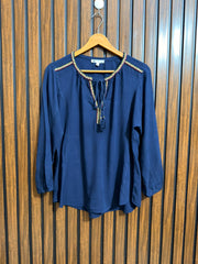Chest 19  Lenght 25  Fabric linen Western Branded Womens Full Sleeve Top Clothing