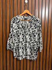 Chest 19  Lenght 25 to 26  Fabric linen Branded Western Full Sleeve Top