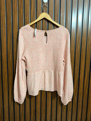 Chest 22  Lenght 24  Fabric linen Western Full Sleeve Womens Top