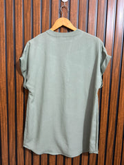 Chest 20  Lenght 29  Fabric cotton Branded Half Sleeve Top