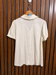 Chest 18  Lenght 25  Fabric Linen Western Half Sleeve Womens Top