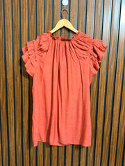 Chest 22  Lenght 30  Fabric Georgette Half Sleeve Western Womens Top