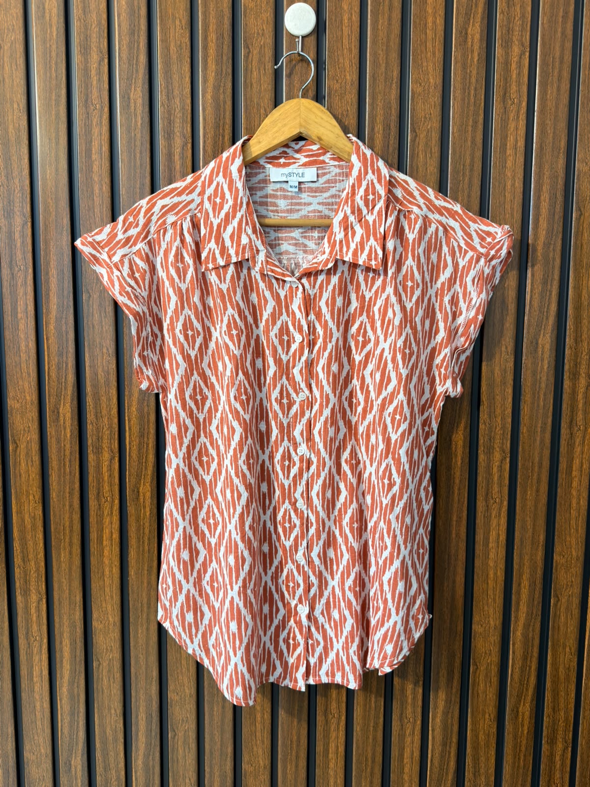 Chest 21  Lenght 27  Fabric cotton Western Half Sleeve Womens Top