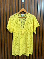 Chest 17  Lenght 28  Fabric Cotton Western Branded Half Sleeve Top