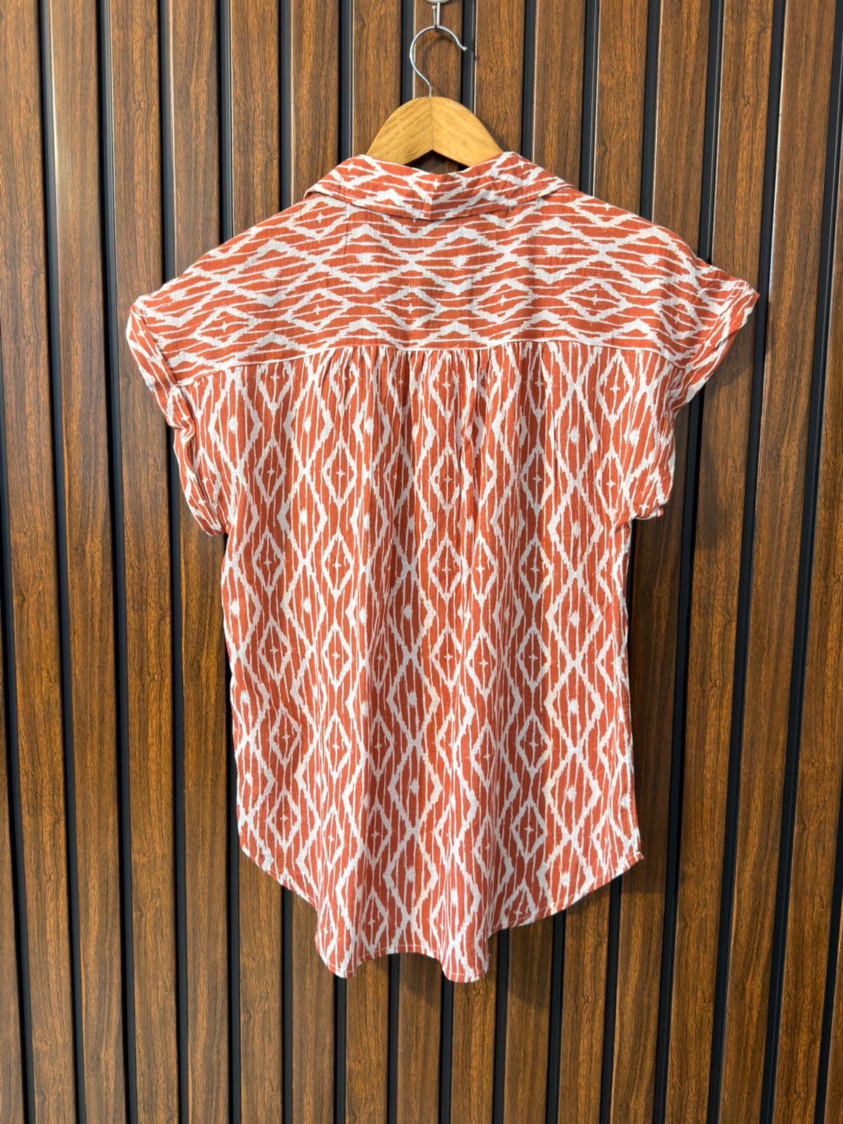 Chest 21  Lenght 27  Fabric cotton Western Half Sleeve Womens Top