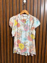 Chest 20  Lenght 24 To 26  Fabric Linen Western Womens Half Sleeve Wear