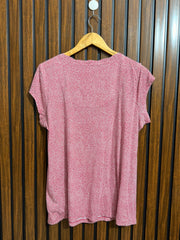 Chest 23  Lenght 27  Fabric Jersey Half Sleeve Western Top