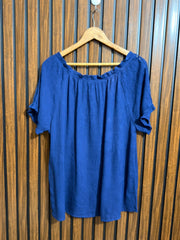 Chest 23  Lenght 28  Fabric Georgette Branded Womens Half Sleeve Wear