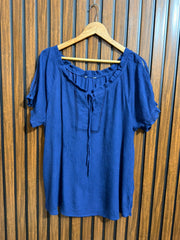 Chest 23  Lenght 28  Fabric Georgette Branded Womens Half Sleeve Wear