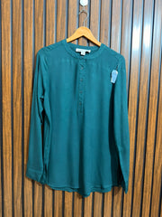 Chest 18  Lenght 30  Fabric Linen Womens Branded Full Sleeve Top Wear