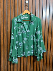 Chest 19  Lenght 23  Fabric Rayon Womens Western Branded Full Sleeve Top