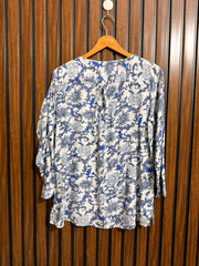 Chest 20  Lenght 25 To 28  Fabric Linen Western Branded Ladies Full Sleeve Top