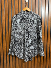 Chest 21  Lenght 27 To 30  Fabric Linen Womens Full Sleeve Top Online Collection