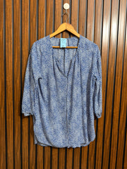 Chest 21  Lenght 28 to 30  Fabric linen Womens Branded Full Sleeve Top