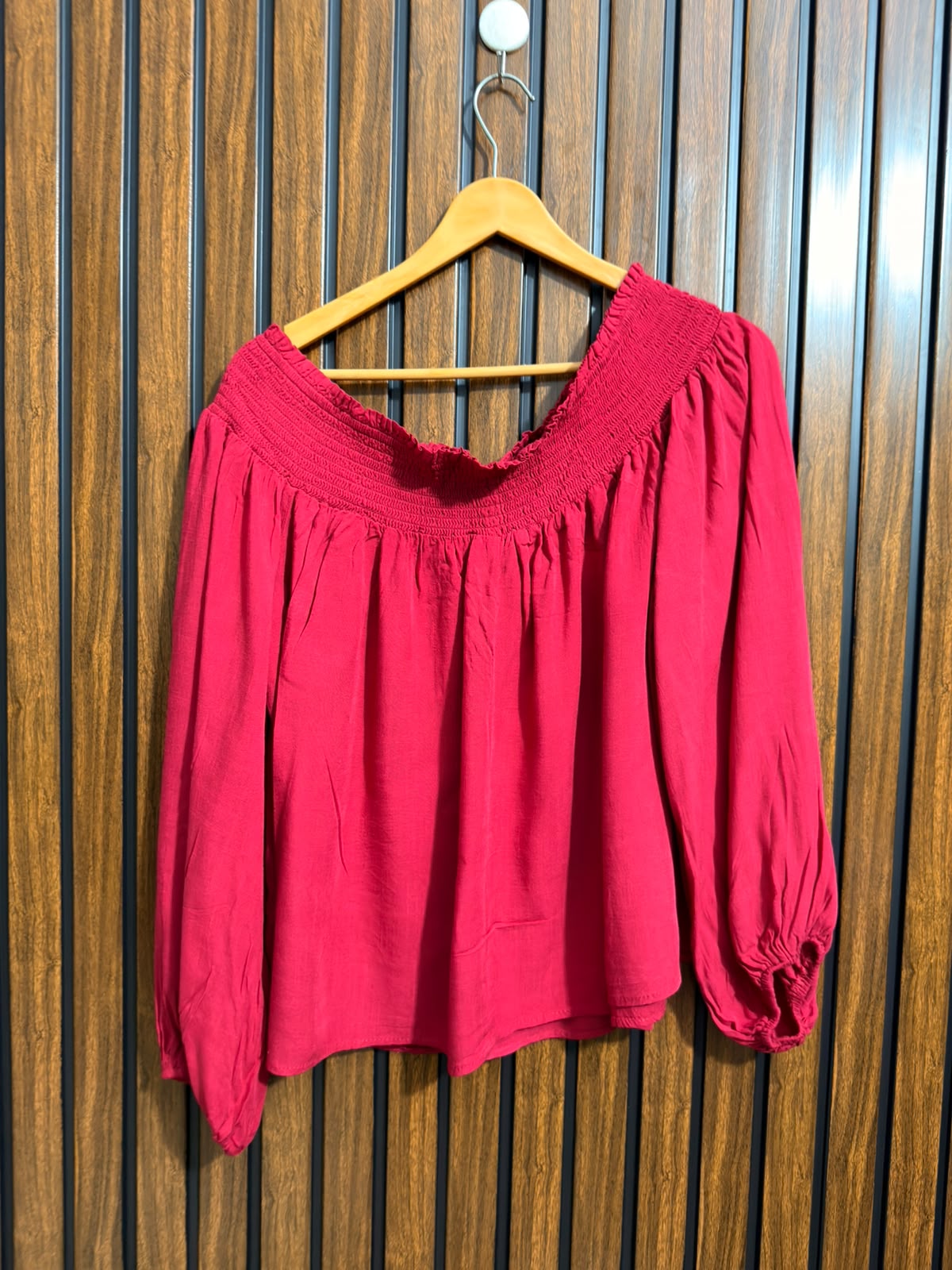 Chest 23  Lenght 24  Fabric linen Western Full Sleeve Top