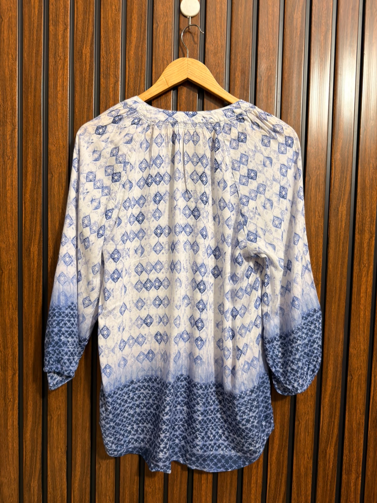 Chest 19  Lenght 29  Fabric Linen Western Branded Womens Full Sleeve Top Collection