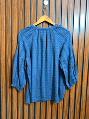 Chest 21  Lenght 25  Fabric Linen Western Womens Branded Full Sleeve Top