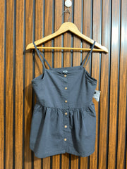 Chest 16  Lenght 22  Fabric cotton silk Western Womens Sleeveless Top