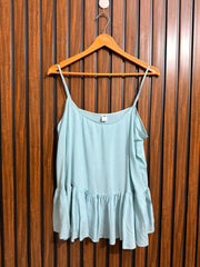Chest 20  Lenght 25  Fabric linen Western Womens Branded Sleeveless Top