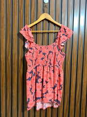 Chest 20  Lenght 27  Fabric linen Western Branded Sleeveless Top Wear