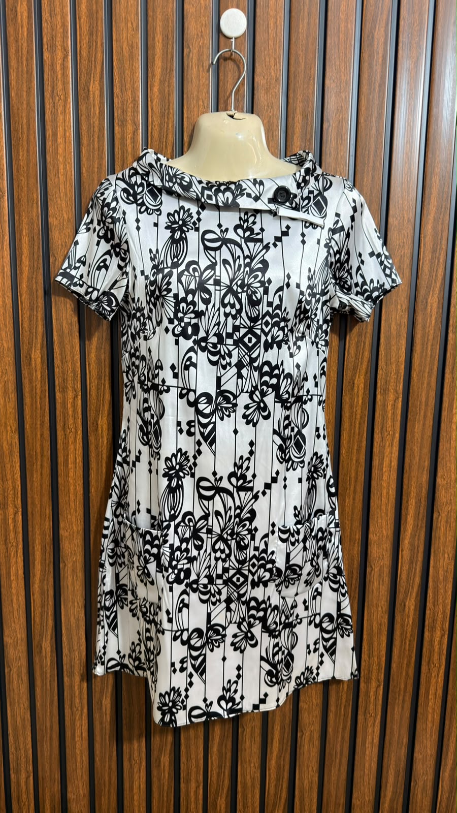 Chest 18  Length 33  Fabric silk Womens Mini Dress Collection