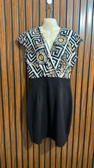 Chest&nbsp; 20  Length 36  Fabric silk Branded Western Mini Dress